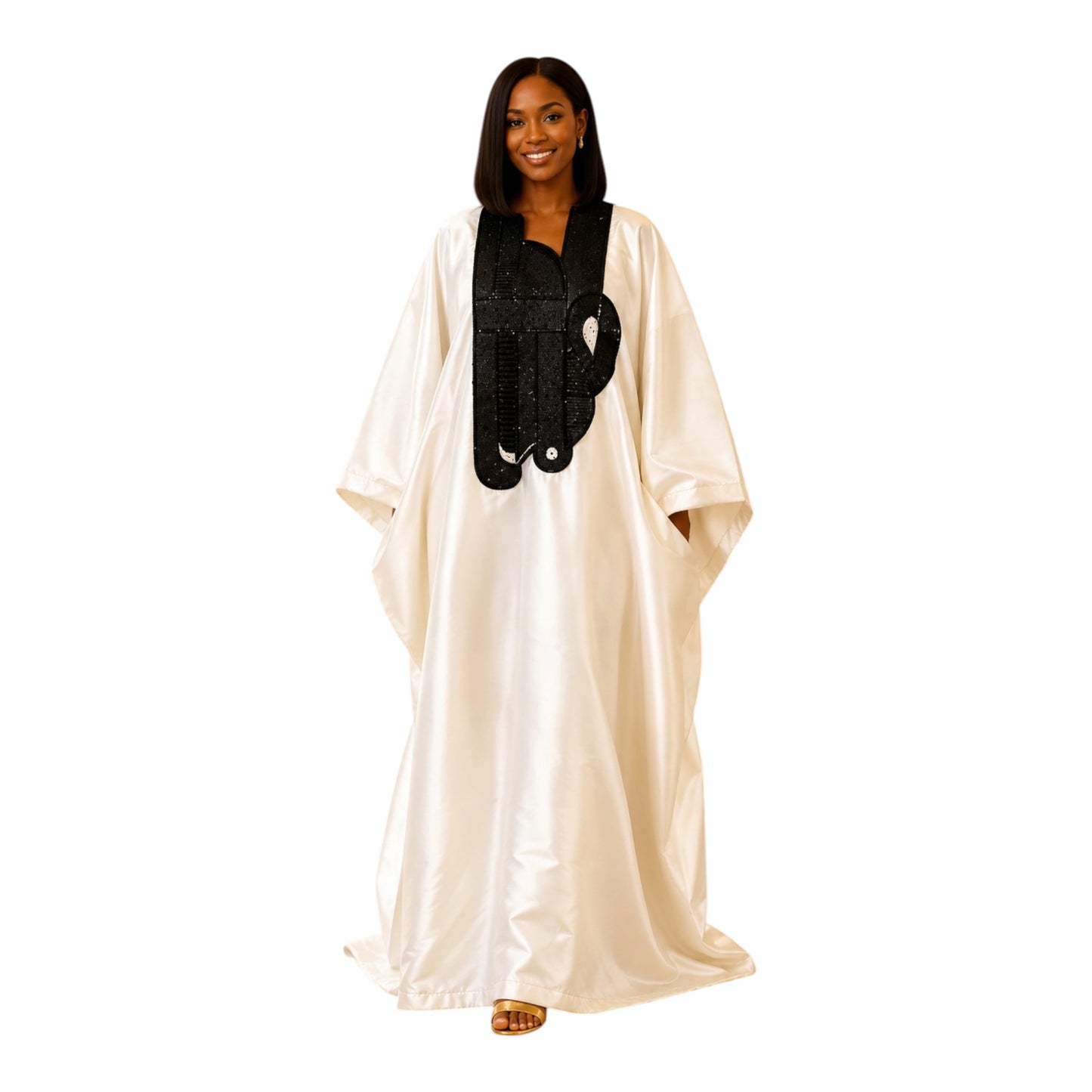 CRZ Elegant Jacquard Brocade Bubu