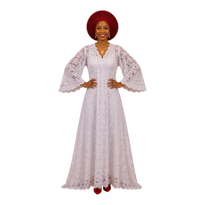 CRZ Elegant Cord Lack Dress