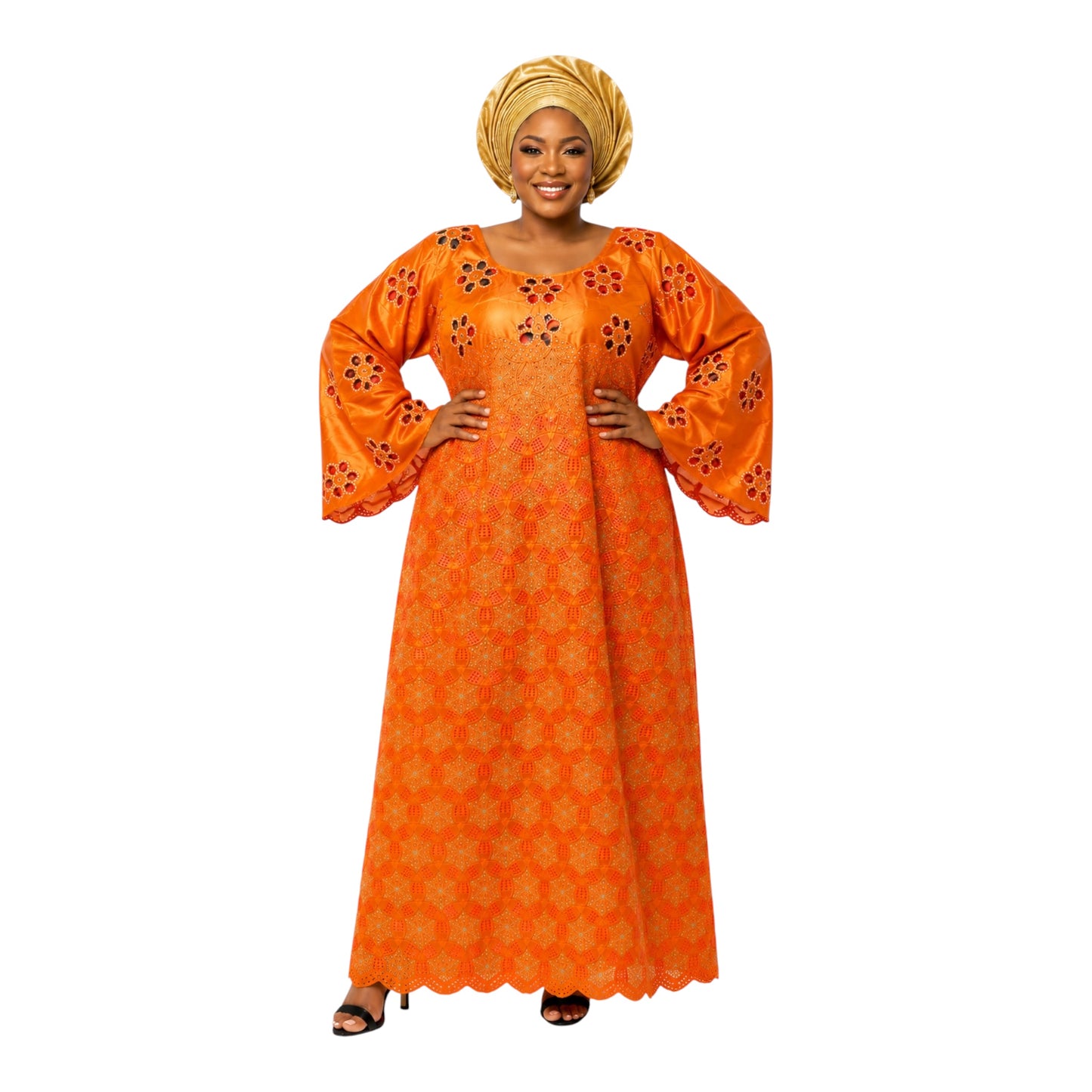 CRZ Elegant Jacquard Brocade Bubu