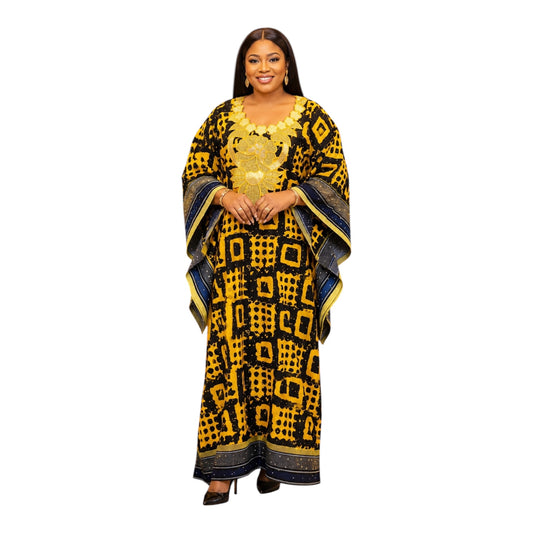 Crescenza Elegant Ankara and Aso Oke Designed Bubu