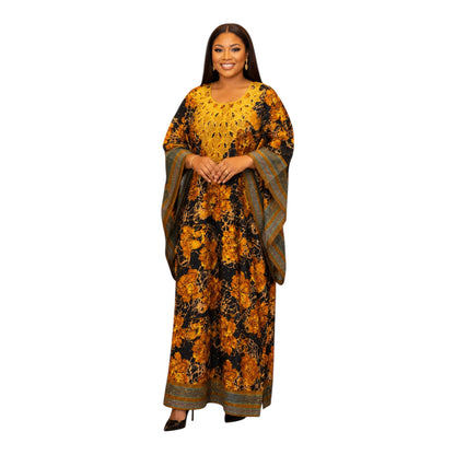 Crescenza Elegant Ankara and Aso Oke Designed Bubu