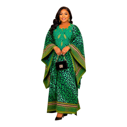 Crescenza Elegant Ankara and Aso Oke Designed Bubu