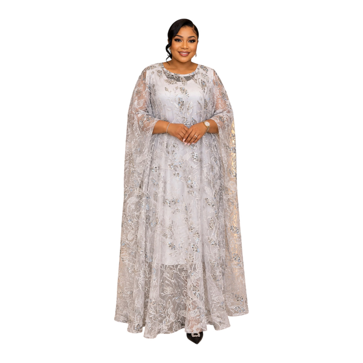CRZ Elegant Cord Lack Dress