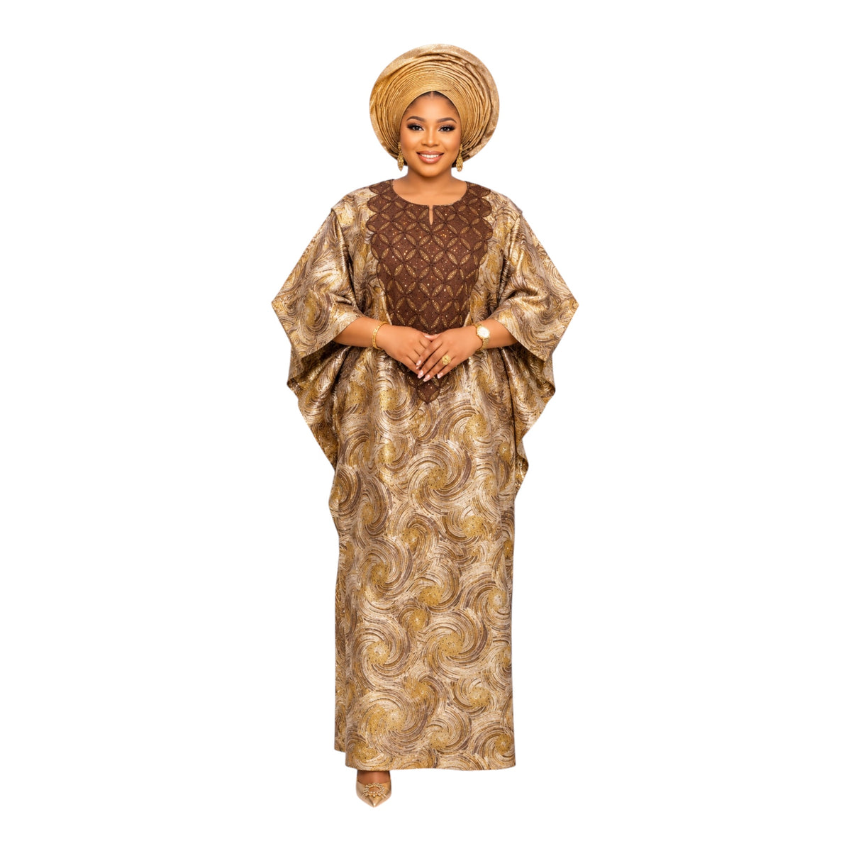 CRZ ELEGANT DAMASK BROCADE BUBU