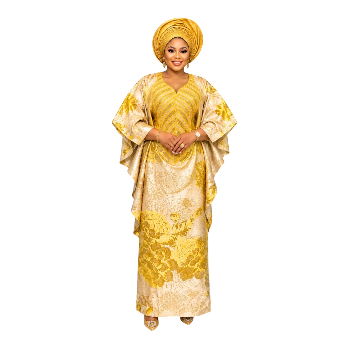 CRZ ELEGANT DAMASK BROCADE BUBU