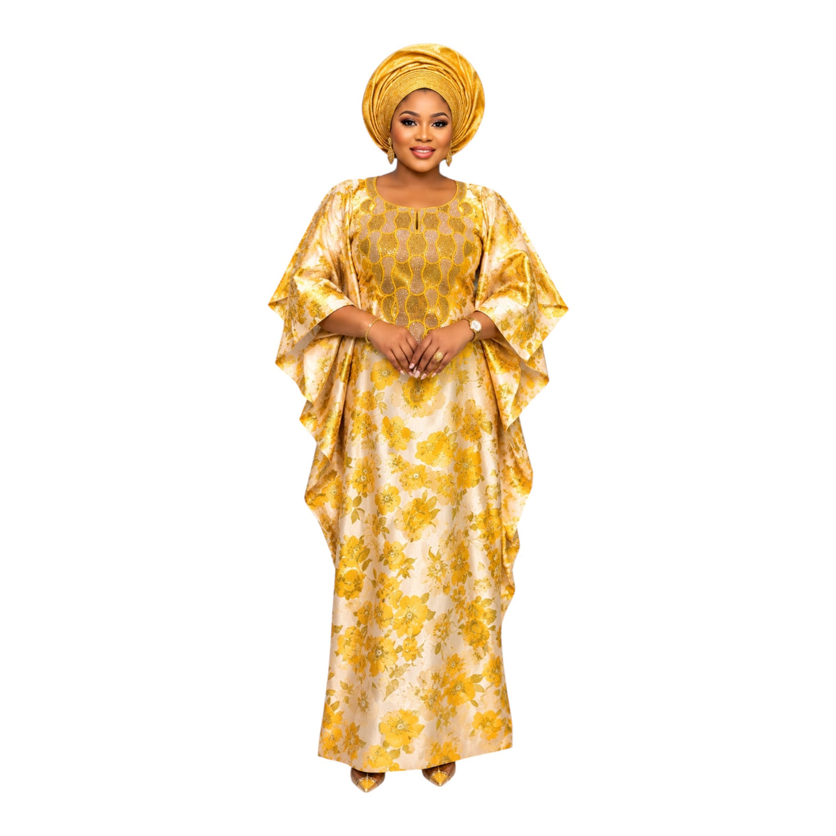 CRZ ELEGANT DAMASK BROCADE BUBU