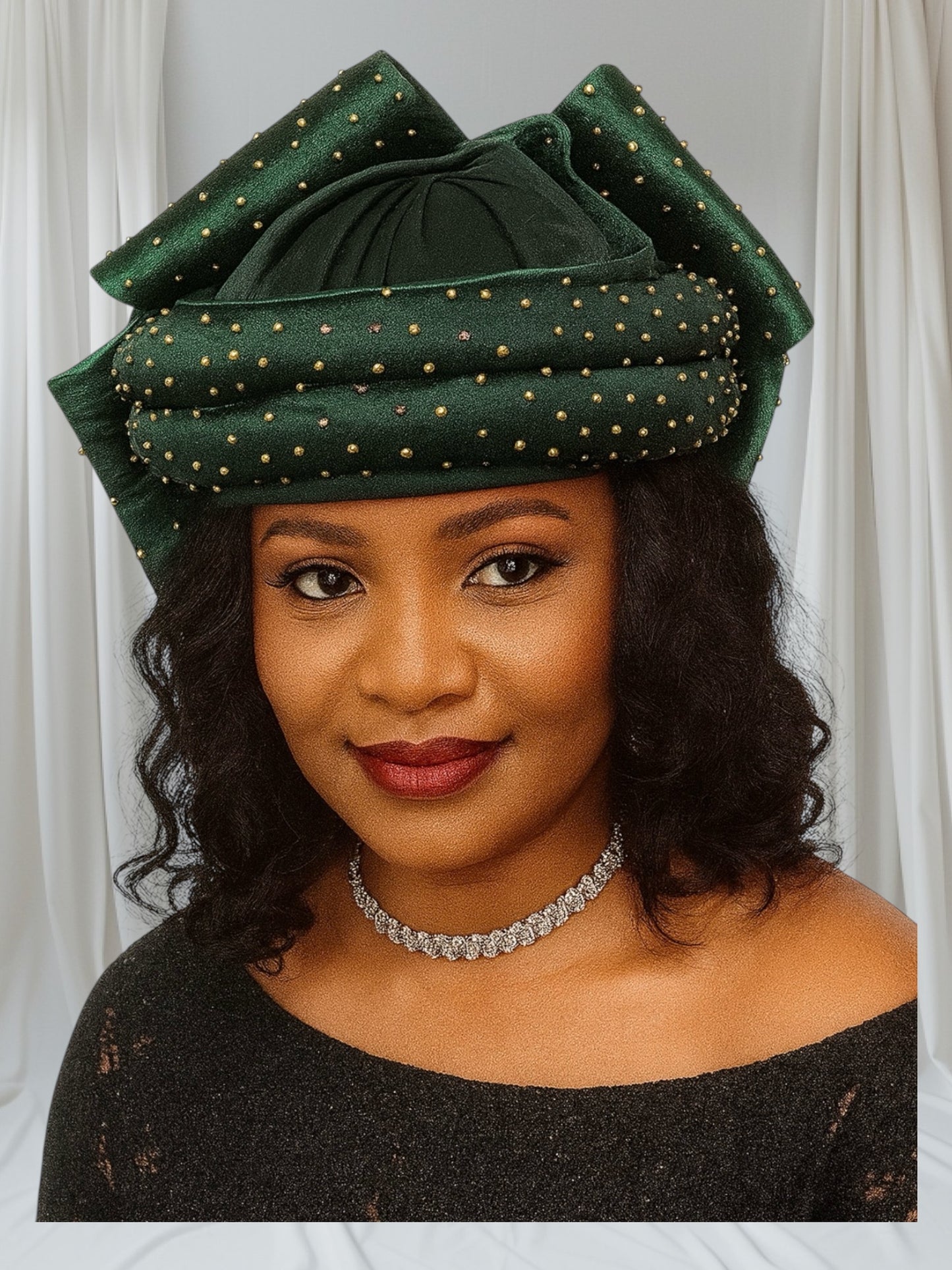 CRZ Royale Hat With Back Bow Tie