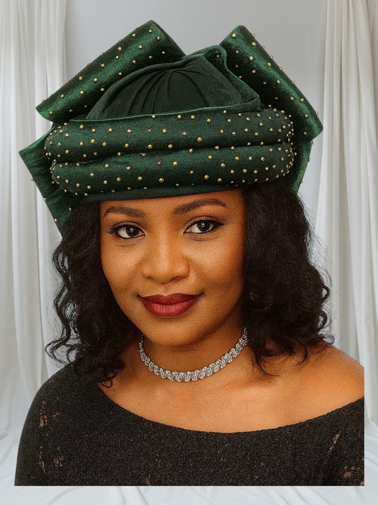 CRZ Royale Hat With Back Bow Tie